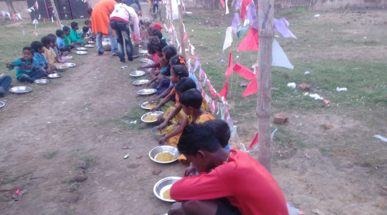 Food distribution.